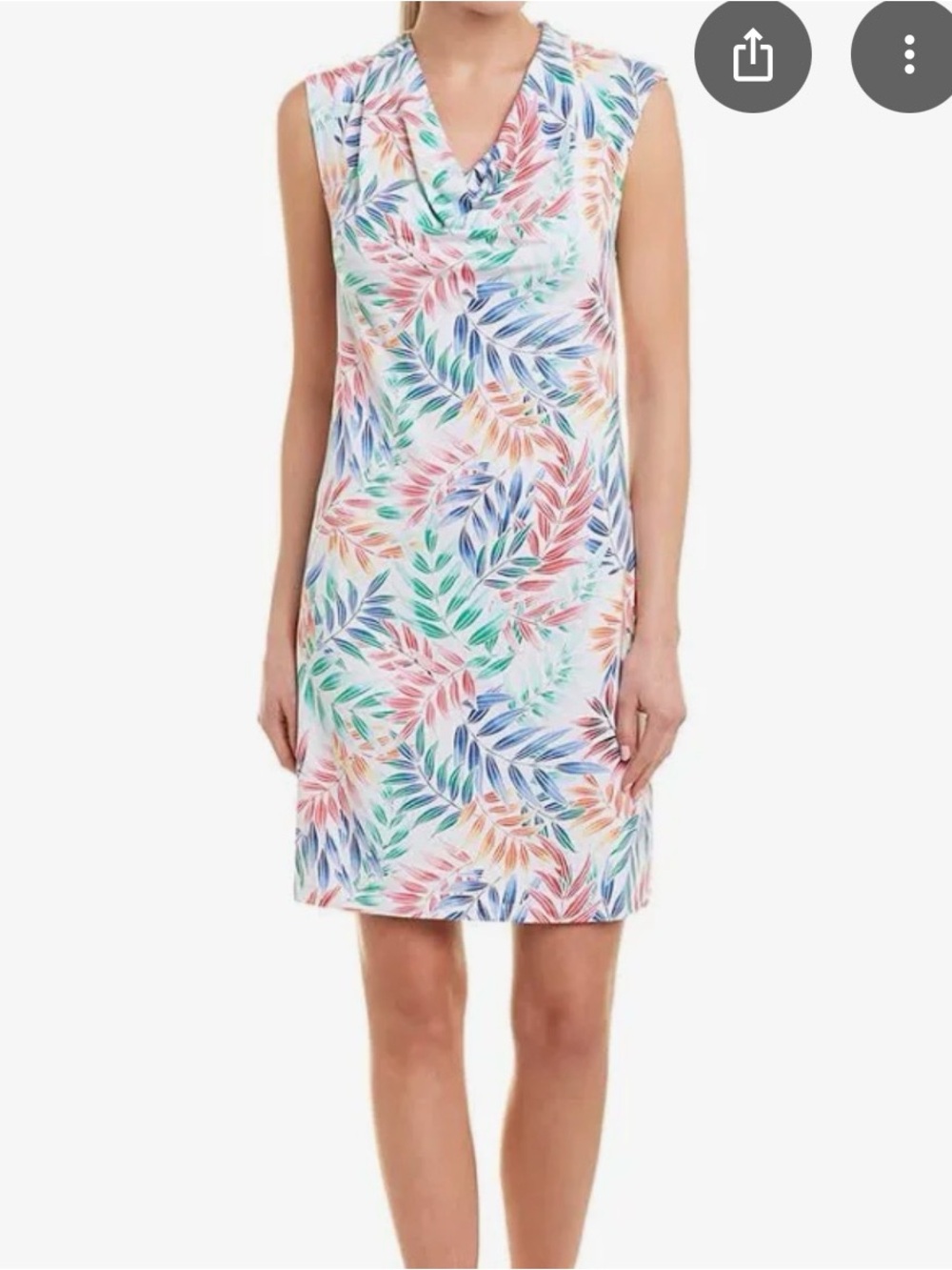 Tommy Bahama Rainbow Palm Dress - Picture 2 of 7